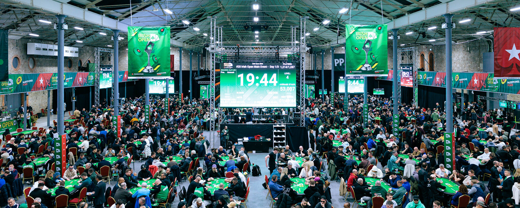 Dublin Royal Society Hall beim Main Event der Irish Open