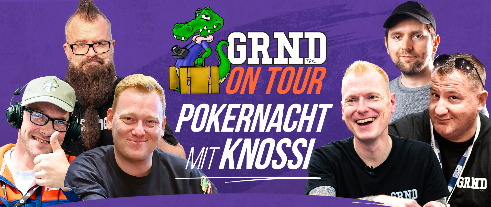 Knoss und Adam spielen Poker mit GRND on Tour