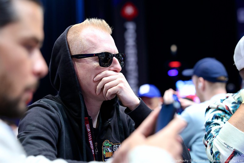 Felix "xflixx" Schneider an Tag 2 des EPT Main Event in Monte-Carlo