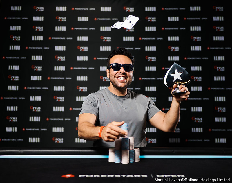 Ömür Pehlivan, Gewinner des €400 PokerStars Open Namur Cup