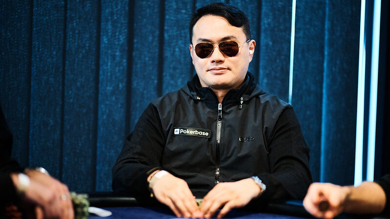 Samuel Ju im €2.200 PokerStars Open Namur Highroller Event.