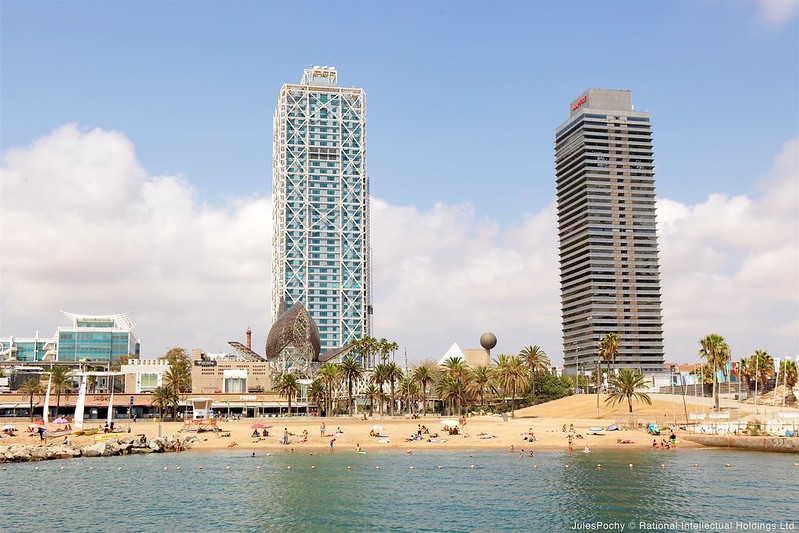 Barcelona, einer der schönsten Stadtstrände der Welt