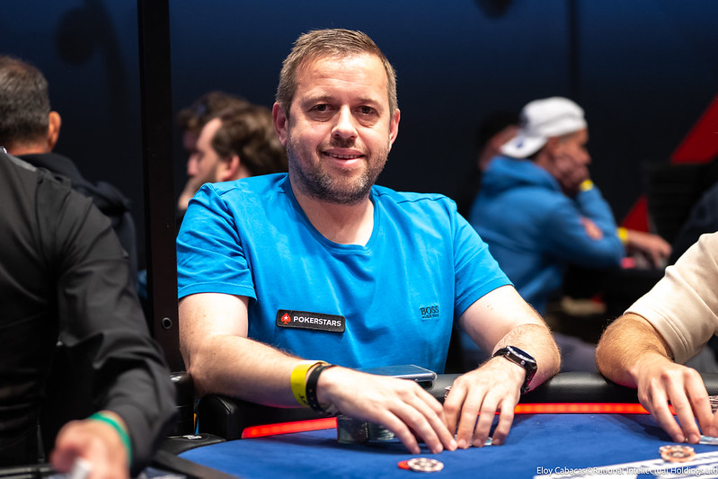 Kenny Hallaert- der WSOP-Finalist und PokerStars Ambassador bei den PokerStars Open der EPT Barcelona