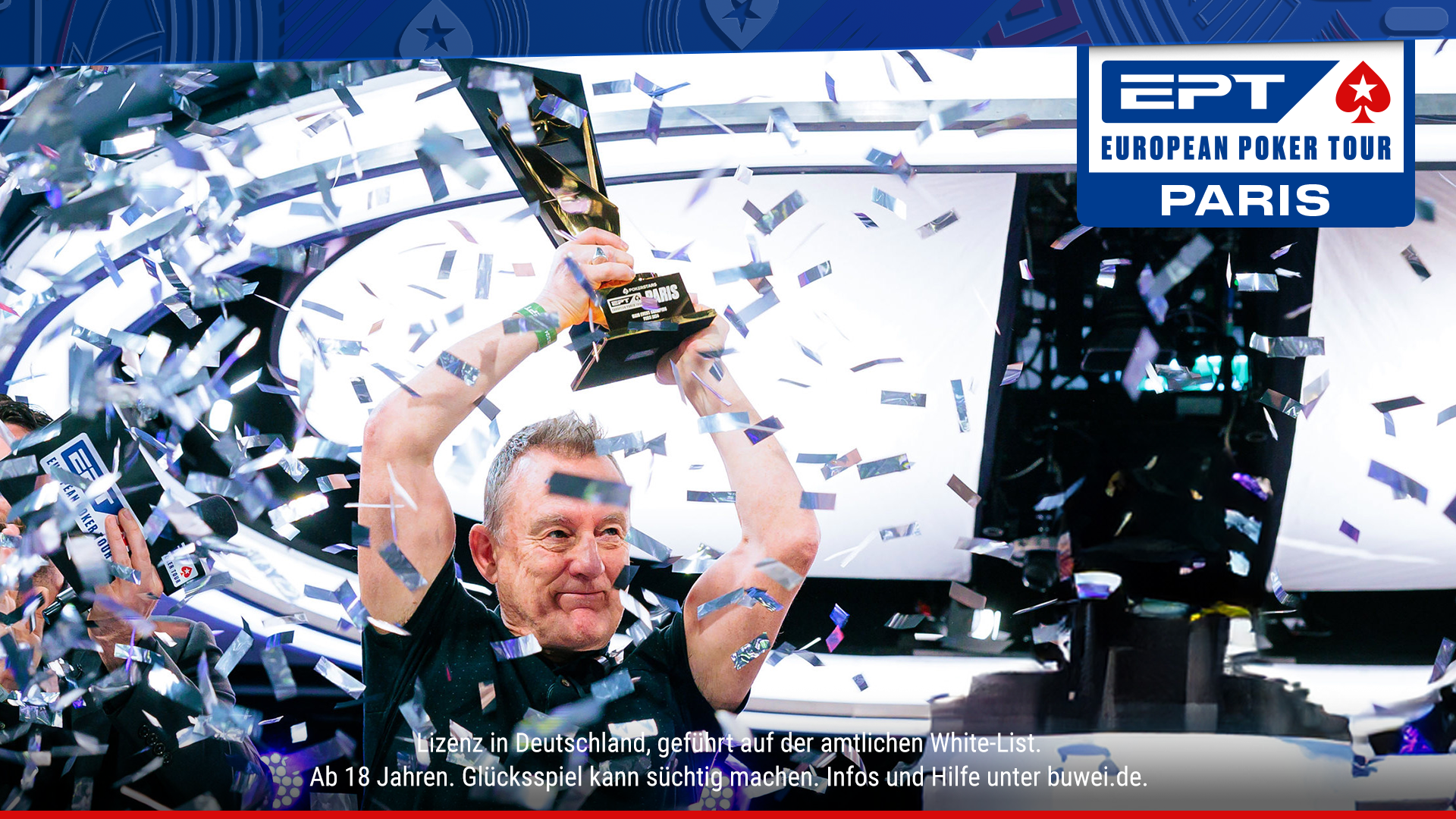 Barny Boatman, strahlender Sieger der EPT Paris