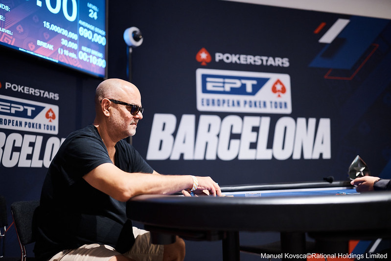 Yves Thalmann beim EPT Seniors High Roller