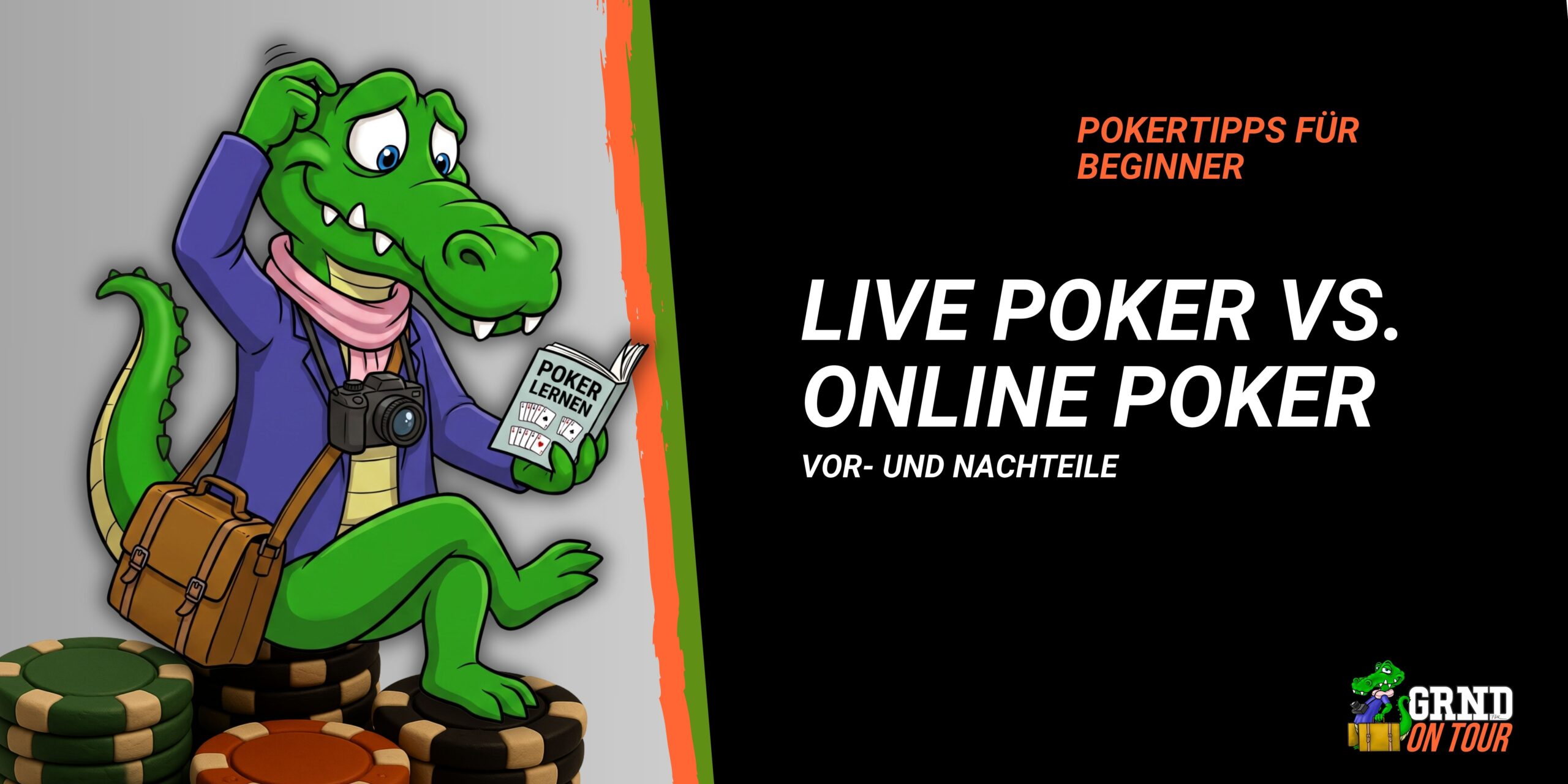 Live Poker, Online Poker, womit startet man am besten und was sind die Unterschiede?